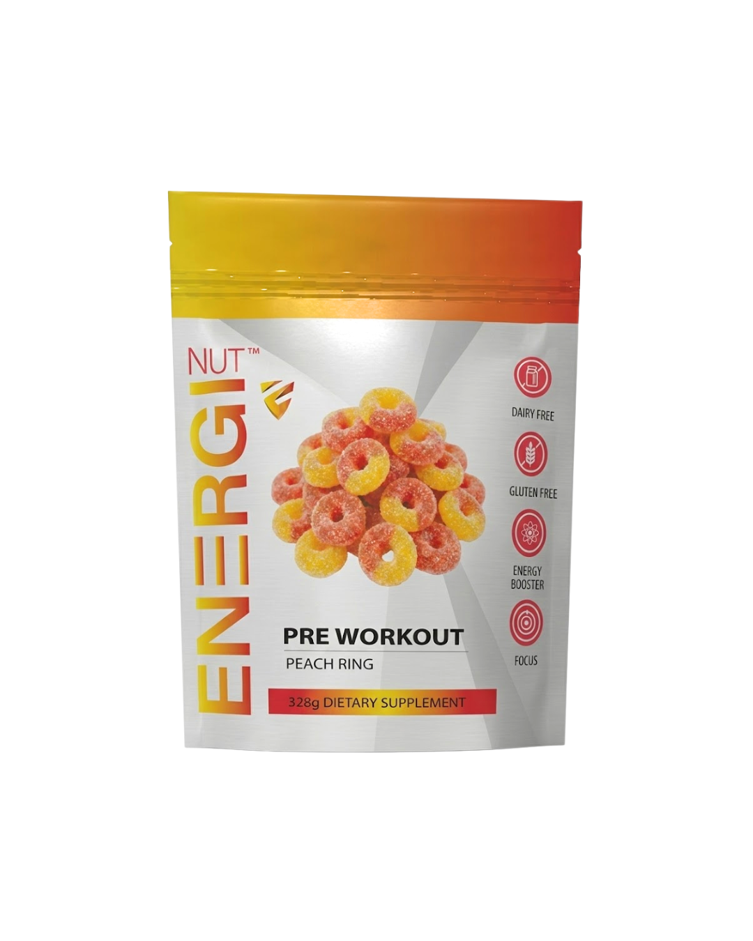 Pre Workout Peach Ring Supplement (20 Sv)