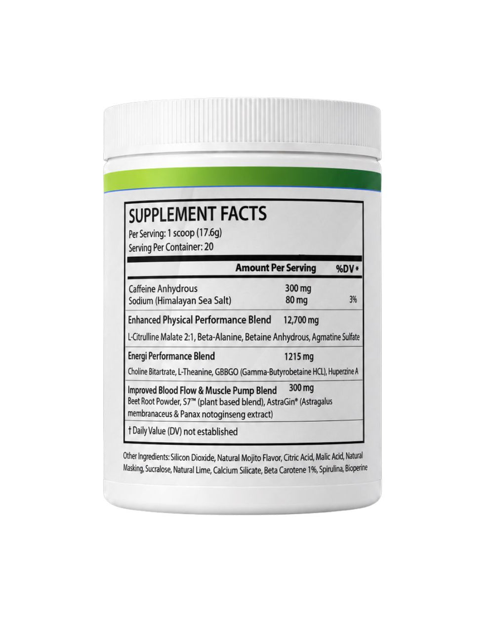 Pre Workout Mojito Candy Supplement (20 Sv)