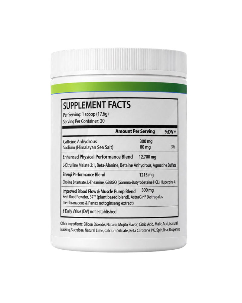 Pre Workout Mojito Candy Supplement (20 Sv)
