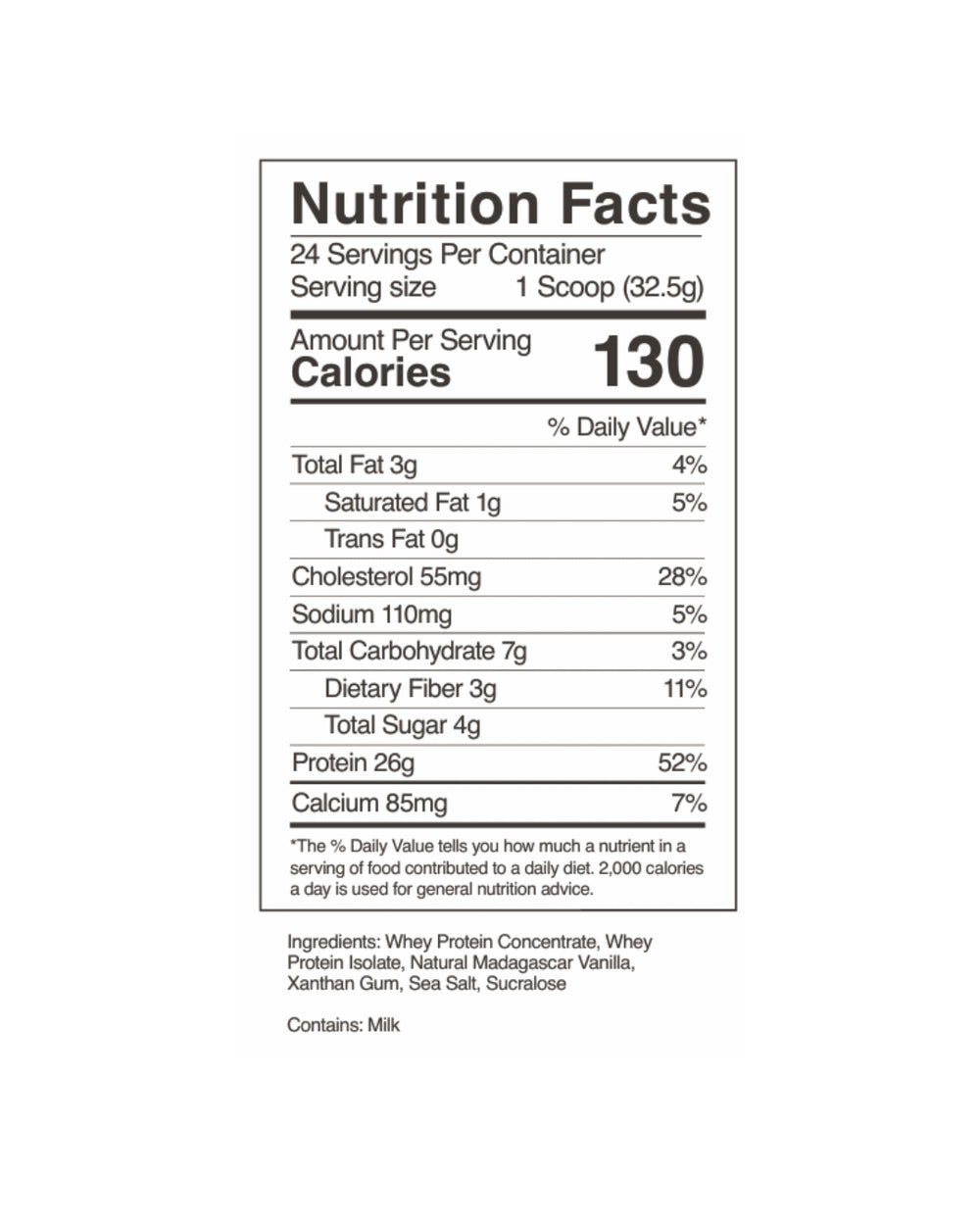 Vanilla Whey Protein