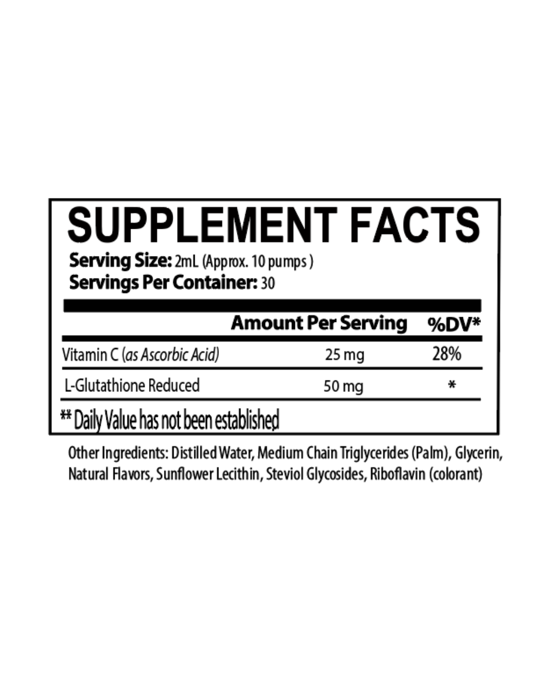 LIQUID NANO GLUTATHIONE  (2oz)