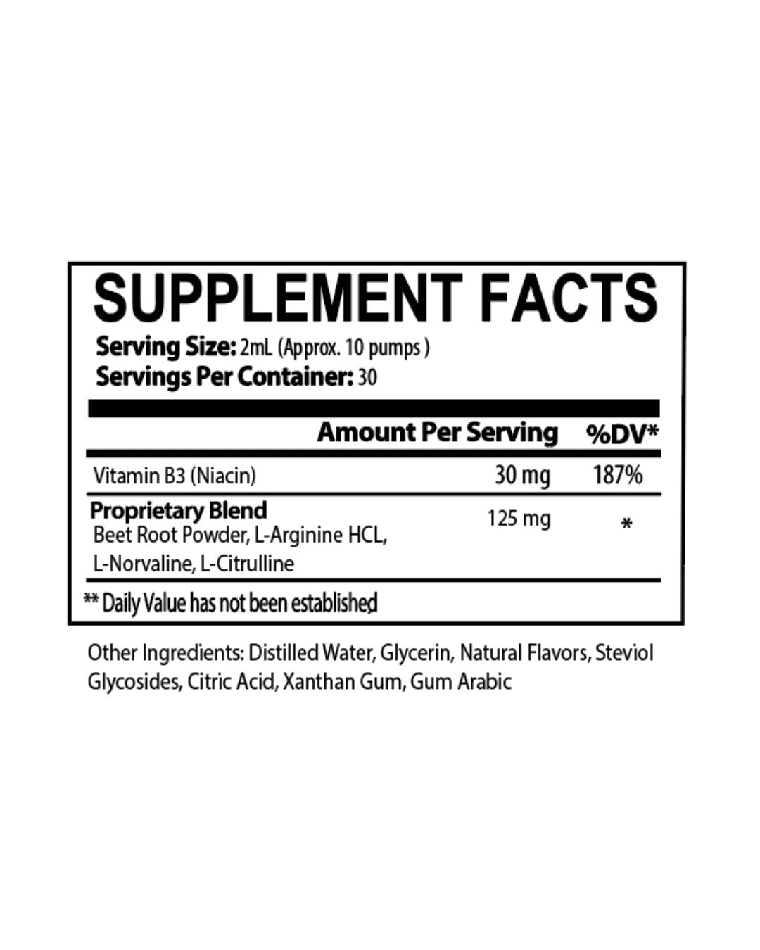 LIQUID NANO NITRIC OXIDE (2oz)