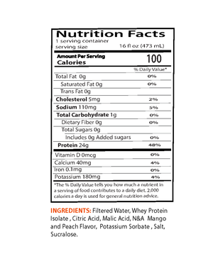 Clear Whey Protein | Peach Mango