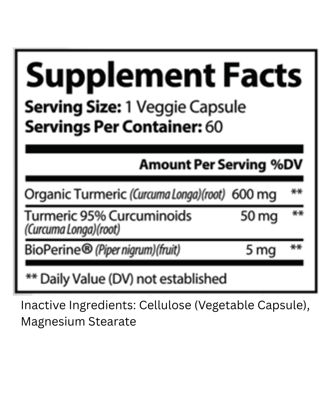 Turmeric w/ Bioperine