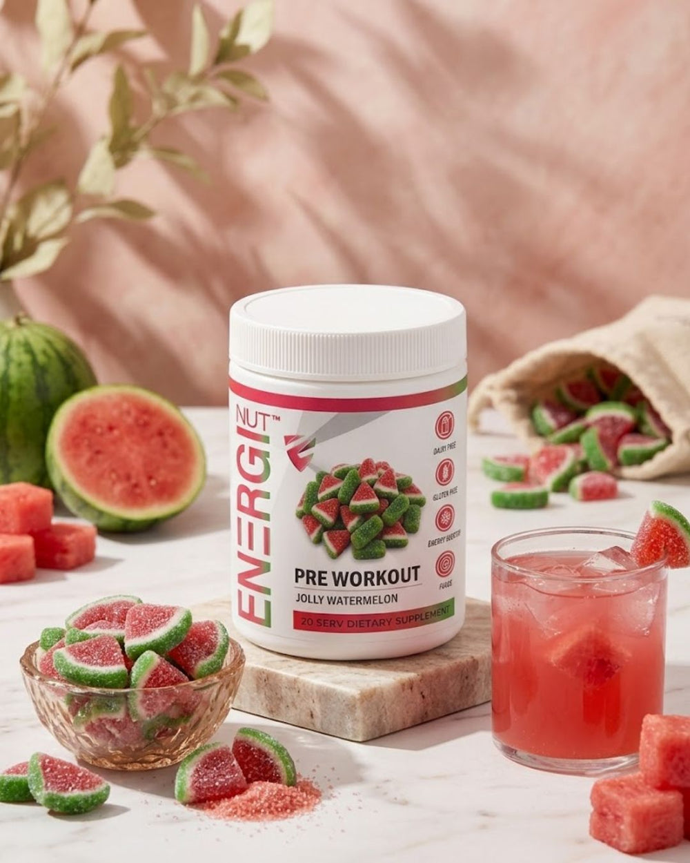 Pre Workout Jolly Watermelon Supplement (20 Sv)