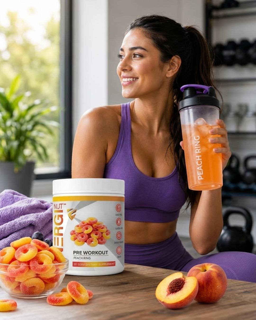 Pre Workout Peach Ring Supplement (20 Sv)