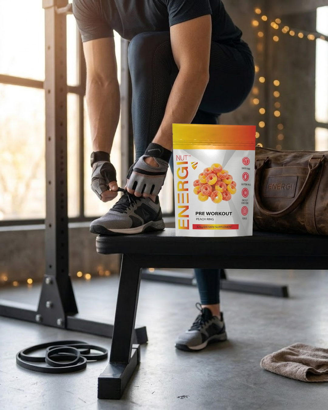 Pre Workout Peach Ring Supplement (20 Sv)