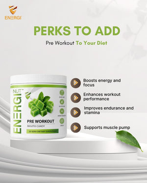 Pre Workout Mojito Candy Supplement (20 Sv)