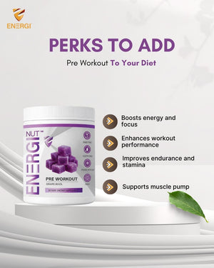 Pre Workout Grape Kool Supplement (20 Sv)