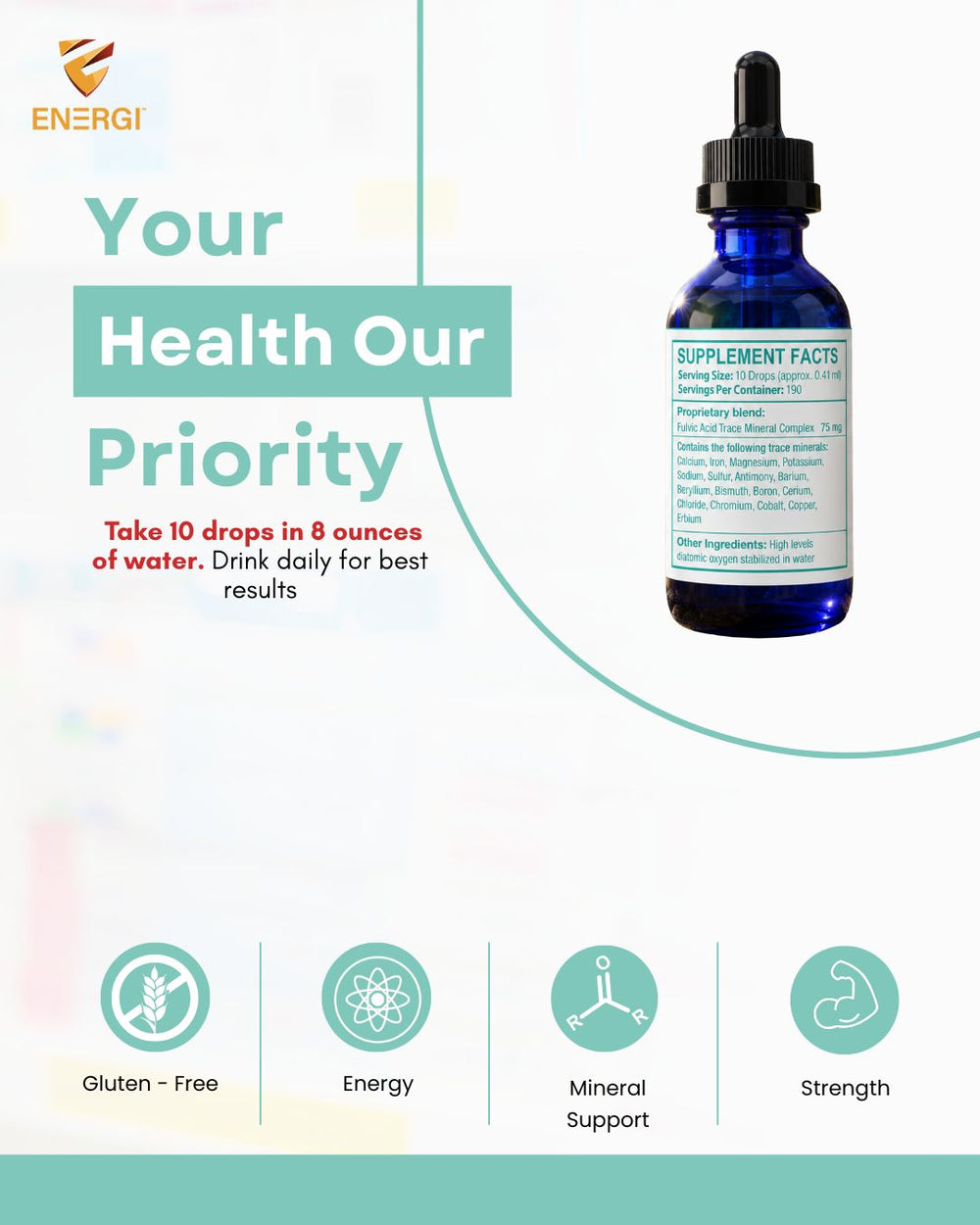 LIQUID OXYGEN + TRACE MINERALS (4 oz)