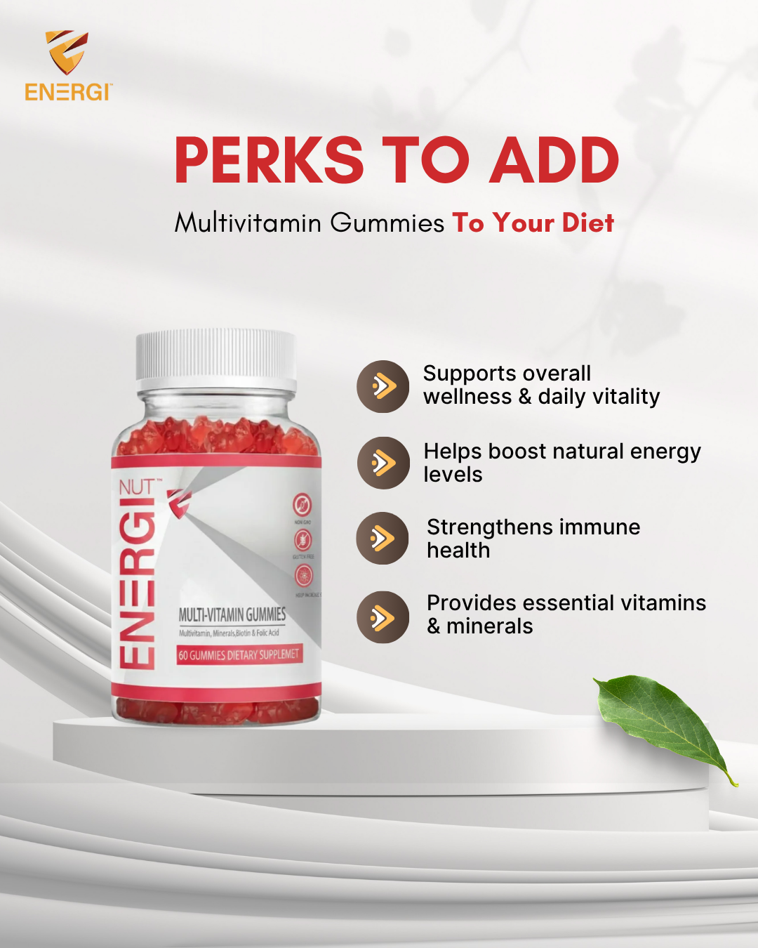 Multivitamin Support Supplement (60 Gummies)