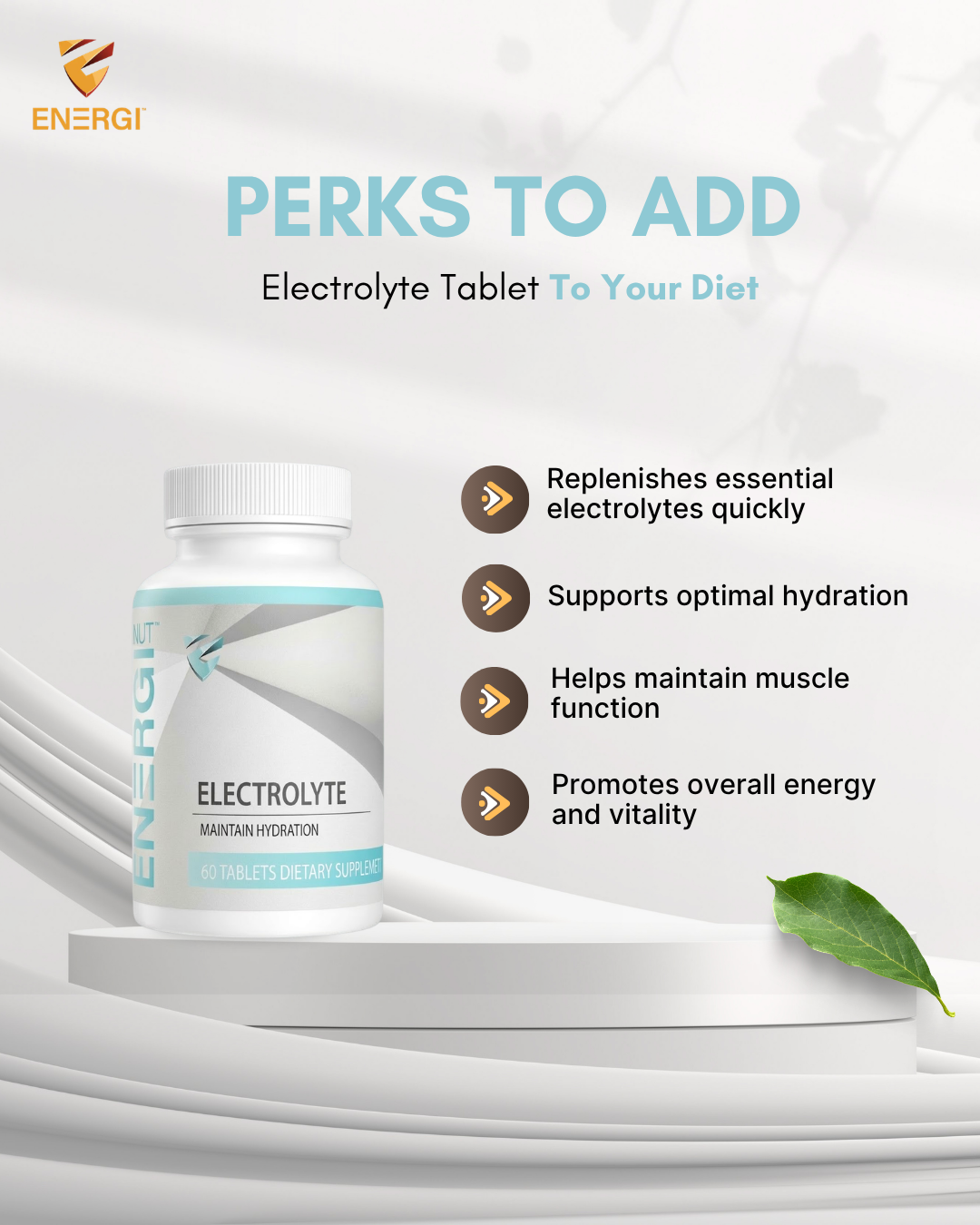 CHEWABLE ELECTROLYTE TABLETS (60 Tablets)