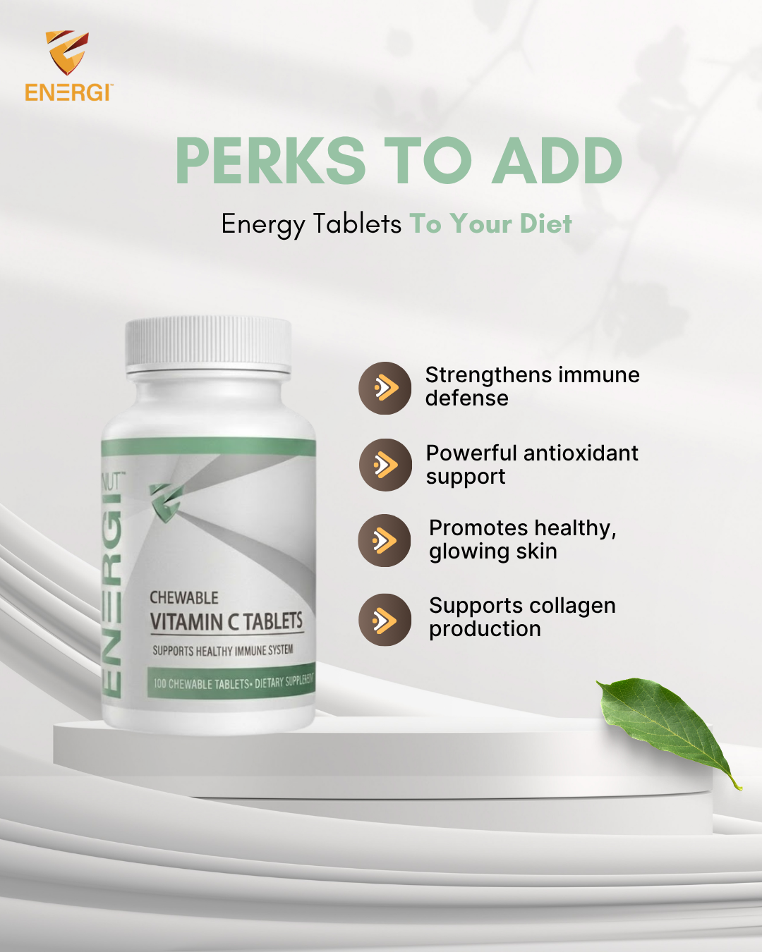 CHEWABLE VITAMIN C TABLETS (180 Tablets)