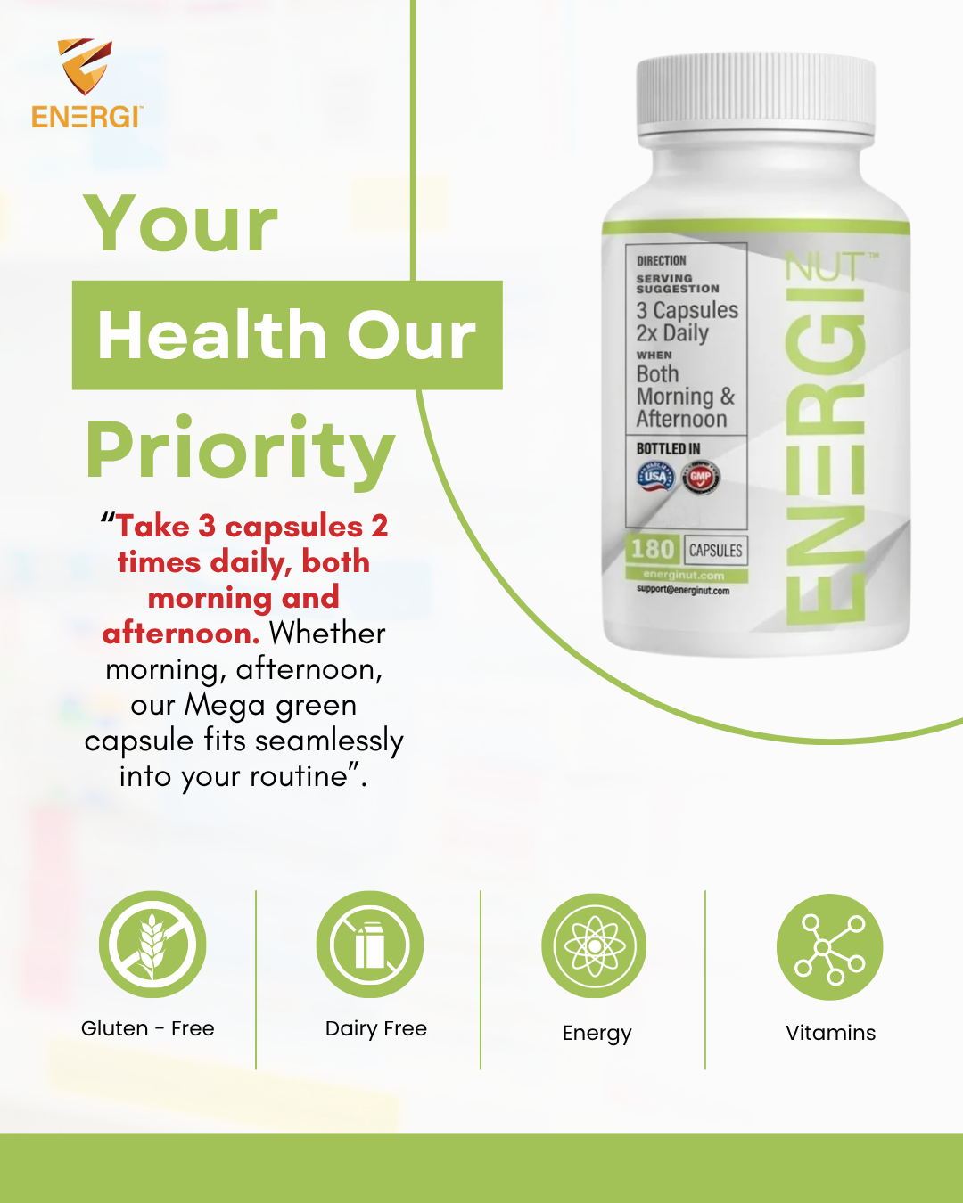 Mega Green Caps