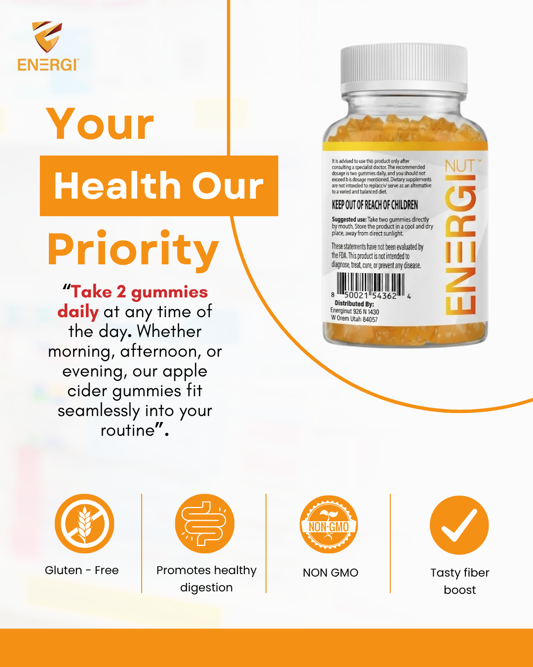 FIBER GUMMIES (60 Gummies)