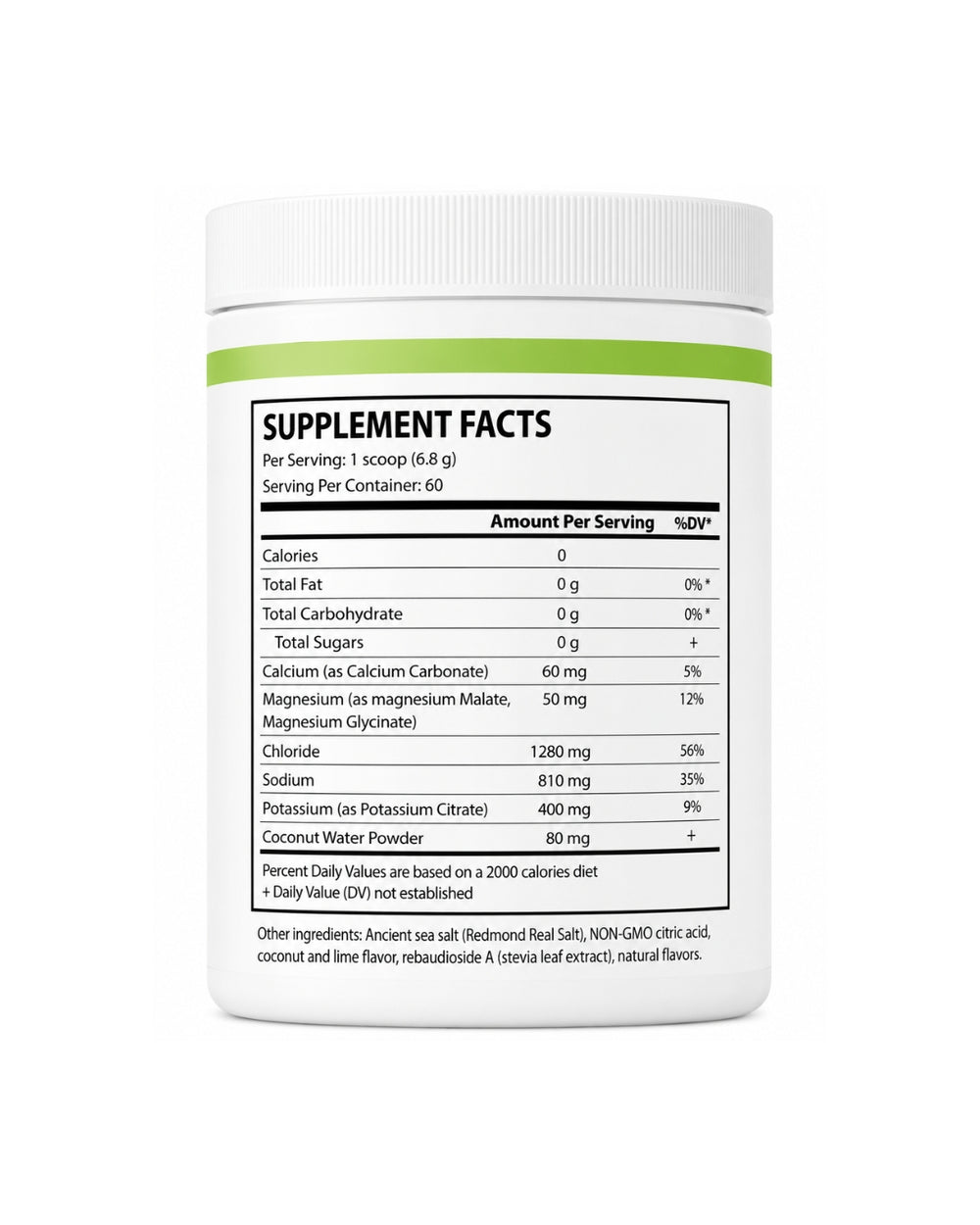 Hydration Powder Coconut Lime (60 SV)