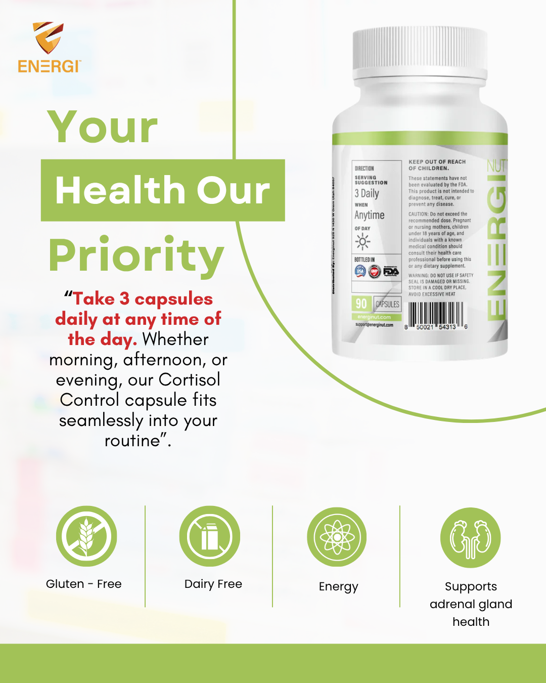 Cortisol Control Adrenal Blend
