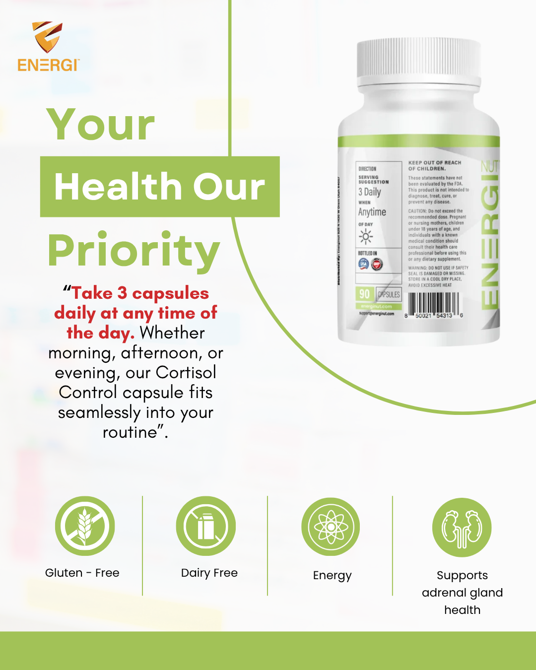 Cortisol Control Adrenal Blend