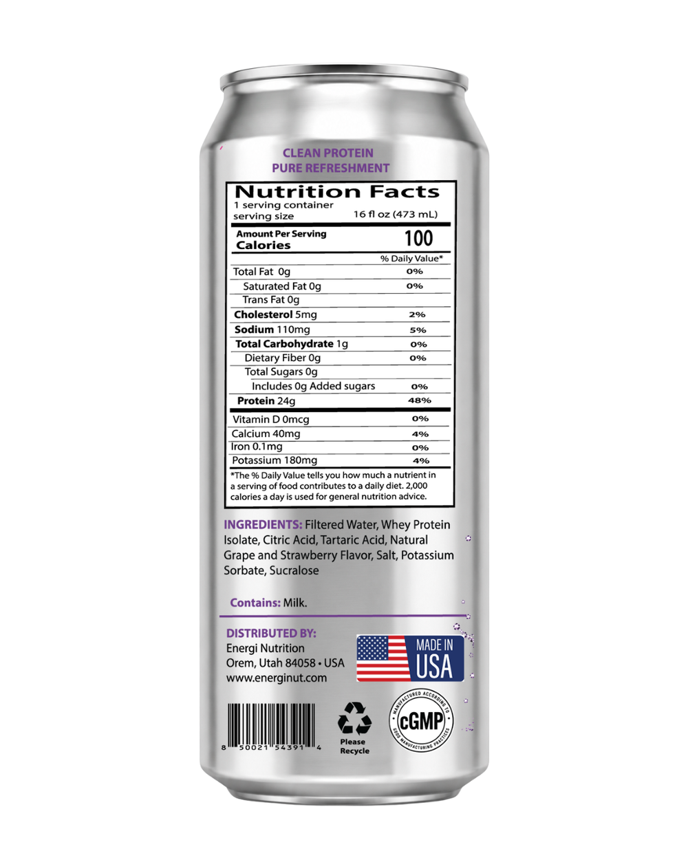Clear Whey Protein | Grape Blast