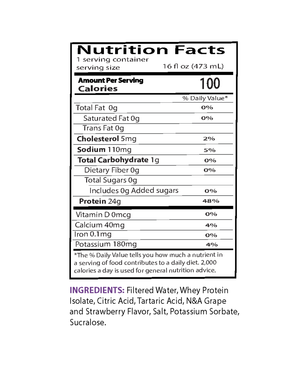 Clear Whey Protein | Grape Blast