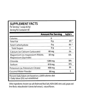Hydration Powder Grape Lime (60 SV)