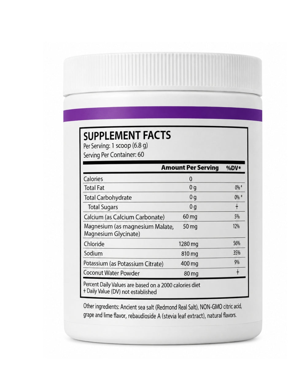 Hydration Powder Grape Lime (60 SV)