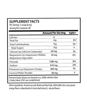 Hydration Powder Peach Mango (60 SV)