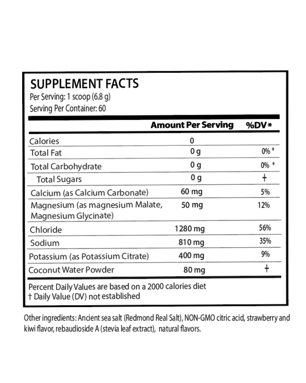 Hydration Powder Strawberry Kiwi (60 SV)