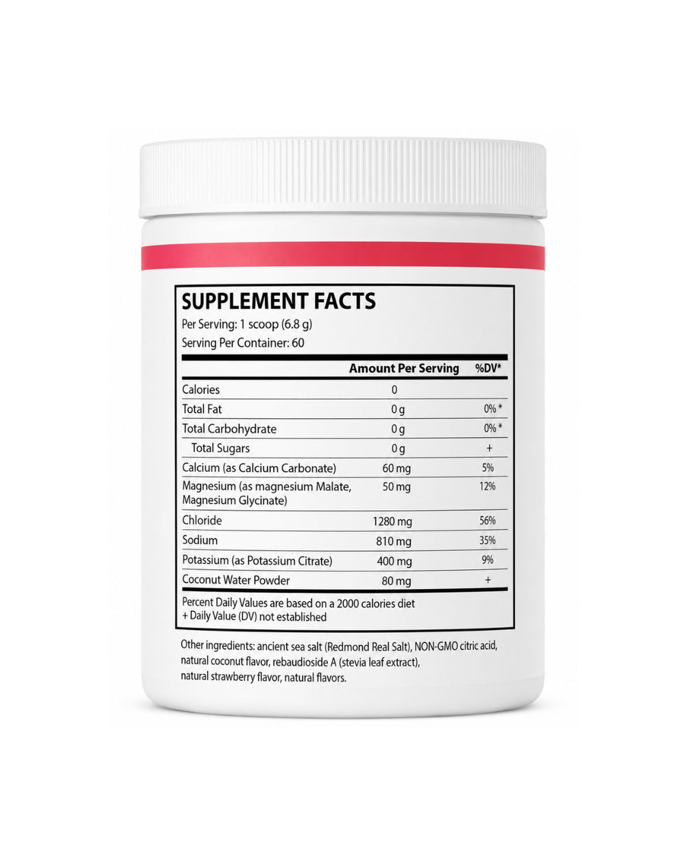 Hydration Powder Strawberry Coconut (60 SV)