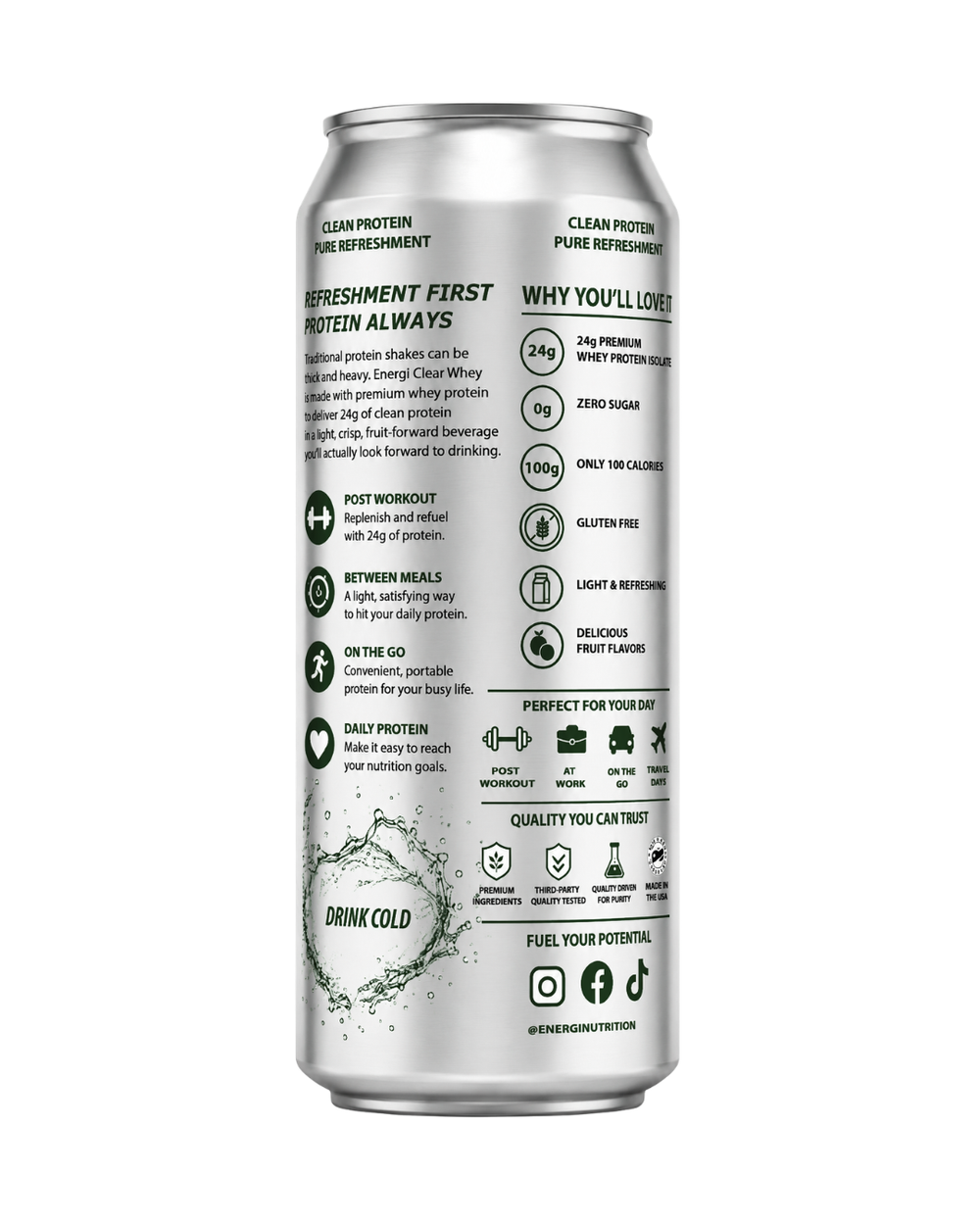 Clear Whey Protein | Honeydew Watermelon