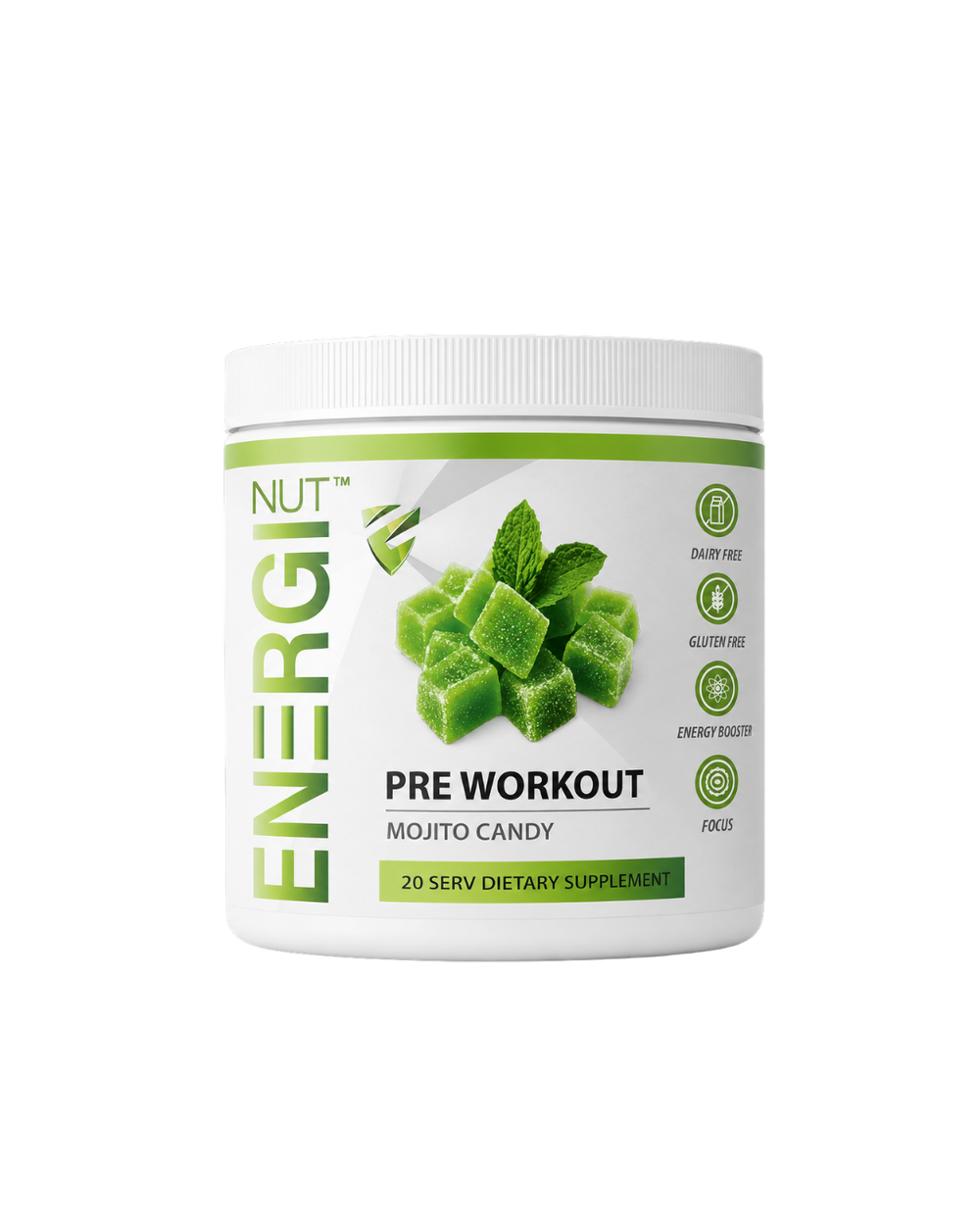 Pre Workout Mojito Candy Supplement (20 Sv)