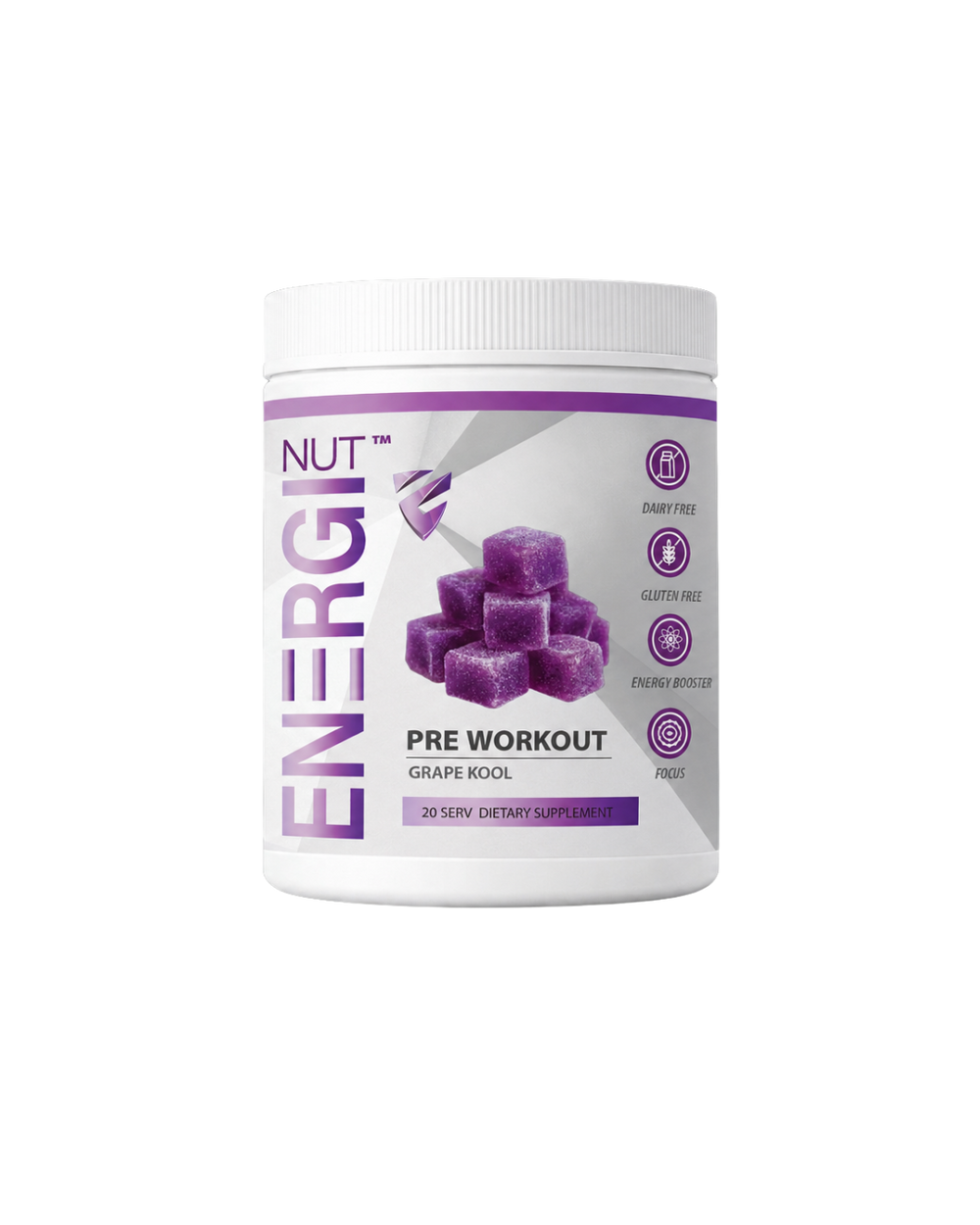 Pre Workout Grape Kool Supplement (20 Sv)