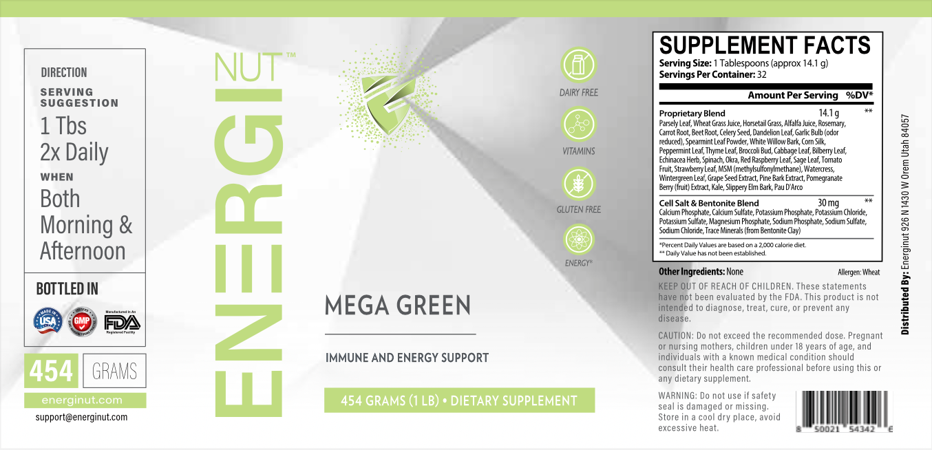 Mega Greens - Powder - Energi Nutrition