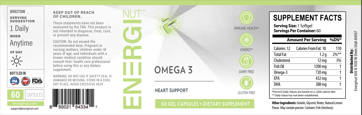 Omega 3 - Energi Nutrition