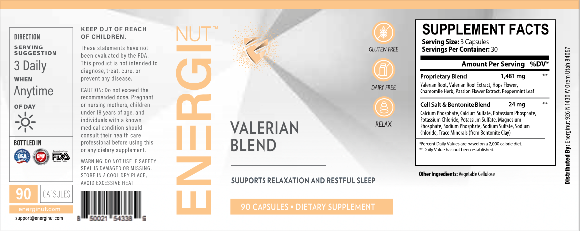 Valerian Blend - Energi Nutrition